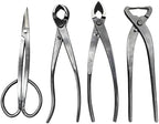 4 Pcs Bonsai Tool Kit, Carbon Steel Black Coated Gardening Tool Set, 7.7-8.3 In Tools, Includes Cutter, Root Cutter, Scissors, For Beginners by Unknown