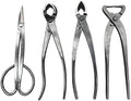 4 Pcs Bonsai Tool Kit, Carbon Steel, Includes Cutters & Scissors, Perfect for Beginners, 8.3 in/7.7 in by Unknown