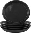 OUPSAUI 5 Pack 4 10 12 14 16 18 20 22 Inch Plant Saucer, Plant Trays for Pots, Large Plastic Plant Saucers for Indoors, No Holes Planter Drip Tray (18 inch) by OUPSAUI
