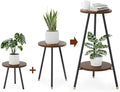Tiered Plant Stand Indoor: Tall Mid Century Modern Adjustable Wood Plant Stands - Corner Planter Flower Pot Stand for Indoor Multiple Plants - Small Plant Holder Table for Home, Patio & Garden by SAKSUNFORYOU