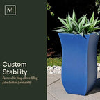 Mayne Valencia 30-Inch Tall Planter – Weather-Resistant Planter for Flowers – Durable Indoor/Outdoor Design for Patio, Porch, or Entryway - Image 5