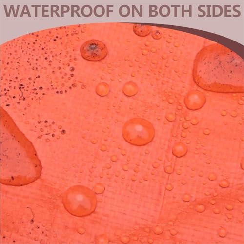 Repotting Mat Planting Mat Flower Pots Transplanting Mats Gardening PE Plant Repotting Mat Foldable Waterproof Gardening Potting Pad(100Orange) - Image 5