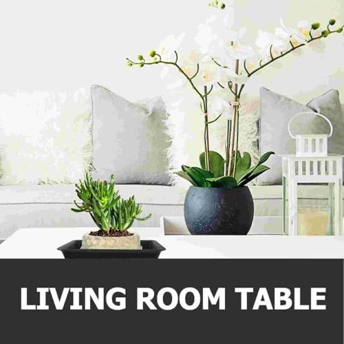 Plant Saucer 6 Pcs Rectangular Flower Pot Drip Tray - Image 6