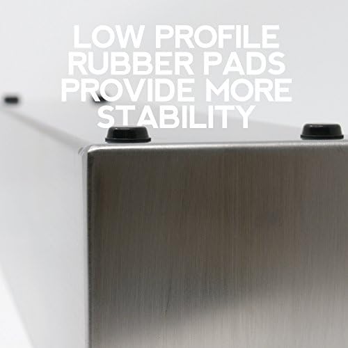 Buhbo Modern Trough Rectangle Planter 16 inch, Brushed Stainless Steel - Image 5