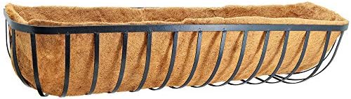 Arcadia Garden Products Hanging Window Basket Metal Trough, 48-inch - Image 2