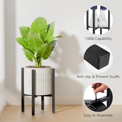 Linpla 2-Pack Adjustable Metal Plant Stands Indoor and Outdoor - Image 4
