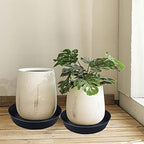 LWALRS Plant Saucer 18 Inch, Extra Large Planter Saucer 4 Pack, Plastic Plant Saucers for Indoors and Outdoors, Plant Pot Saucers, Drainage Tray for 16, 17, 18 in Planters - Image 4