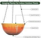 12 inch Large Hanging Planters with Drainage Hole, 2 Pack - Image 4