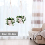 2 Pack Giant XXL Macrame Planter Hanger Large for 15 inch Pot - Image 7