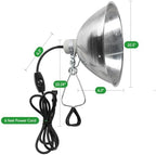Simple Deluxe Clamp Lamp Light Socket with 10.5 Inch Aluminum Reflector and Bulb Guard, Suit for Max 250 Watt Lamp (No Bulb Included) with 18/2-Gauge 6 Feet Cord, 2-Pack - Image 2