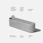 Veradek Demi Series Window Box Planter - Round Outdoor Planter - Image 3