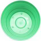 Bloem Saturn 10" Plastic Planter with Saucer, Mint Green, 4-Pack - Image 7