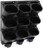 9 Pockets Greenstalk Vertical Planter, Wall Mounted Vertical Planter(Black) - Image 6