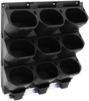 9 Pockets Greenstalk Vertical Planter, Wall Mounted Vertical Planter(Black) - Image 6