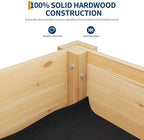 Wood Elevated Planter Box with Legs for Outdoor Vegetable and Herb Planting - Image 5