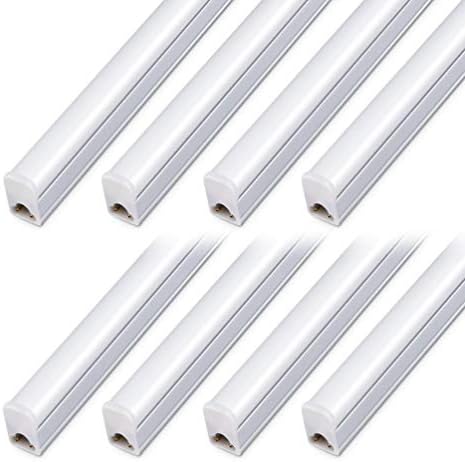 LED Shop Light for Garage, T5, 4FT, 20W, 2200LM, 6500K, 8 Pack by KIHUNGTECH