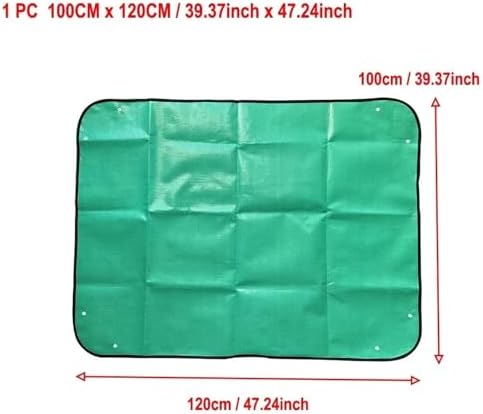 Repotting Mat 1Pc Home Gardening Supplies Planting Mat Potting Pad Foldable Garden Plant Flower Pot Reusable Transplanting Waterproof Mats(Green 100 X 120CM) - Image 2