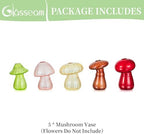 Glasseam Mushroom Plant Propagation Station, Set of 5 Glass Terrarium Jars - Image 7