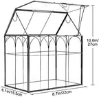 Geometric Plant Terrarium with Lid, House Succulent Terrarium Kit - Image 2