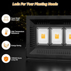 450W Outdoor Grow Lights Waterproof, Grow Light with No Noise - Image 3