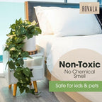 MY ROVALA Silk Plants for Home Decor Indoor in Pot Realistic Artificial Plants Hanging Faux Plants Indoor Fake Potted Plants for Shelves Bedroom Bathroom Trailing Plant, Fake Pothos Ivy (Dark Green) - Image 6