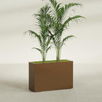 Greenline Alice Tall Rectangular Fiberglass Planter, Outdoor Planter Box - Image 4