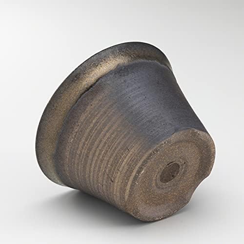Wazakura Banko Series Small Handmade Rounded Ceramic Bonsai Pot - Image 5
