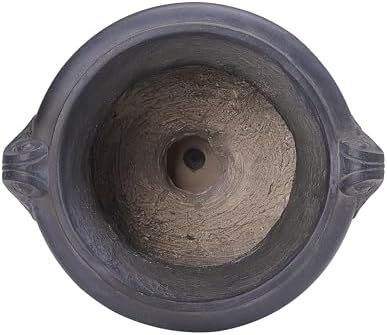 Merax 2 Set 24.8" Elegant MGO Flower Urn Planter, Black - Image 6