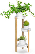 3 Tier Plant Stand Indoor, Tall Bamboo Corner Shelf for Multiple Plants by Unknown