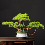 Artificial Bonsai Tree with Ceramic Pot - Fake Indoor Plant for Home Office Desk and Table Decoration - Perfect Potted Bonsai Decor for Any Space - Image 4