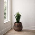 Leaf Extra Large Cachepot Planters, Fibreglass, 24cm Zaturn by Leaf