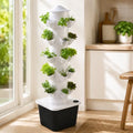 Hydroponics Growing System Kit Indoor Garden, Hydroponic Tower with Pump and Movable Water Tank Vegetable, 30 Pods Aeroponic Tower Garden by Unknown