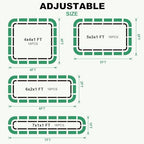 1MORE Raised Garden Bed,4 in 1 Modular Planter Raised Bed,5x3x1ft,Green-2Pk - Image 7