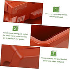 7pcs Resin Flower Pot Planter Pots Decorative Plant Containers for Balcony Home Decor - Image 7
