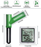 ECOWITT WH0291 Soil Moisture Tester Plant Soil Moisture Sensor Meter with Digital LCD Display - Image 2