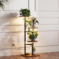 3 Tier Plant Stand Indoor with Grow Light for Multiple Plants by VonDream