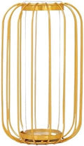 Glass Propagation Station with Metal Frame,Test Tube Vase for Hydroponic Plant, Metal Flower Vase Test Tube Pot Decorative Bottles Centerpieces for Wedding Home Décor (Gold Small 16CM) by Unknown