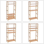 SONGMICS 5-Tier Bamboo Shelf, Freestanding Bathroom Storage Rack - Image 6