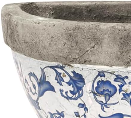 Esschert Design USA Ceramic Wall Planter-Blue/White - Image 5
