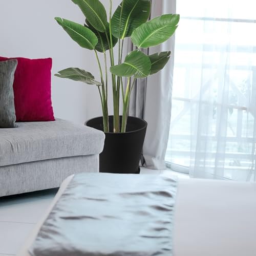 Kozyard 4Packs Round Planter Indoor Outdoor Plant Pots - Image 6