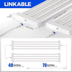 Barrina TX-L63 3FT LED Grow Light, 126W (2 x 63W), 4 Panels Wider Coverage - Image 6