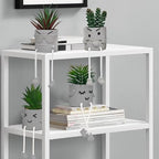 MAKHOT Artificial Succulents Potted Plant Set, Faux Succulents Office Decorations for Work Desk, Fake Plant Wall Shelf Decor for Gift, Bathroom Small Plants Decoration, Mini Plants Window Sill Decor - Image 6