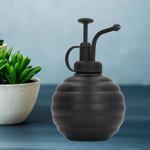 Plant Spray Bottle, 400ml Stainless Steel Plant Sprayer, with Top Pump for Watering Potted Plants, Water Misting Orchids, Succulents, wash, Hairstyling (Black) - Image 5