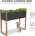Grand patio Outdoor Planter Boxes Combo, Metal Raised Garden Beds with Legs, Rectangular Elevated Garden Planter Boxes for Herb Vegetables Flowers Fruits - Image 5