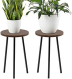 Plant Stand Indoor 2 Pack: 20'' Indoor Plant Stand Tall - Plant Table by SAKSUNFORYOU