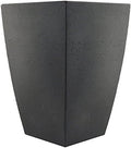 Tusco Products MSQT19SL Modern Square Garden Planter, 19-Inch, Slate by TuscoProducts