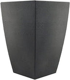 Tusco Products MSQT19SL Modern Square Garden Planter, 19-Inch, Slate by TuscoProducts