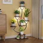 Plant Stand Indoor with Grow Lights, 44.2" Tall, 7 Tiered by CYXPHION
