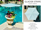 Fixed Plant Shade for Potted Plants 28" x 30" Outdoor Container Sun Shade Cover Premium Fabric Canopy with Fiberglass Frame & Soil Anchor Stripes & Solids Assembly Required - Image 3