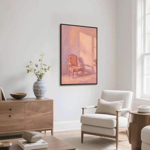 Impressionist Interior Wall Art, Black Framed Cozy Armchair Print - Image 6